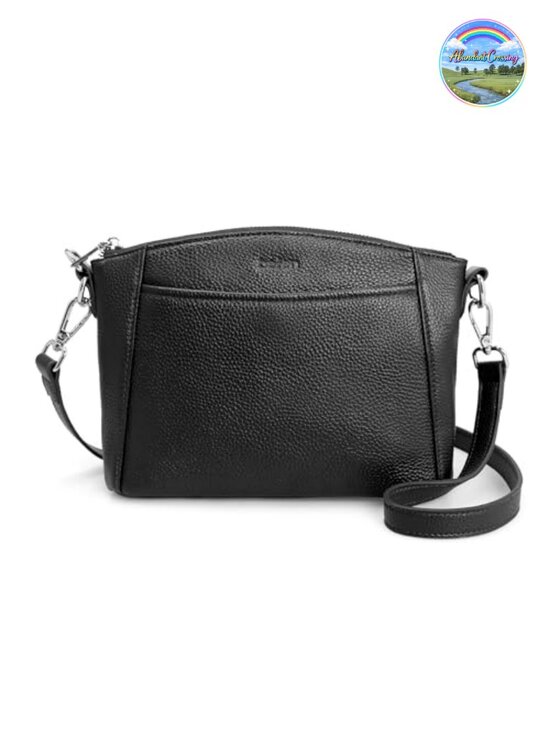 Handbags - Genuine Leather Anti-Theft Small Crossbody Bag RFID Travel Purse